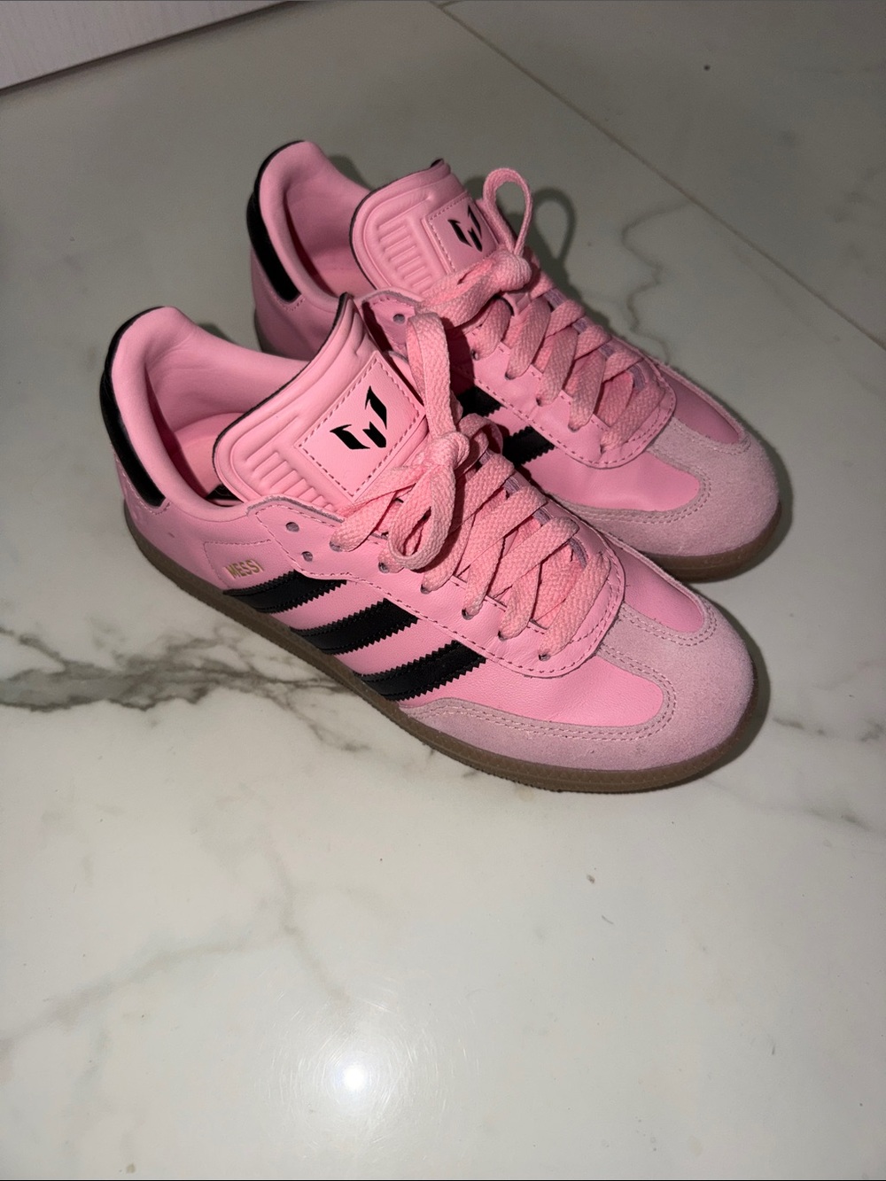 adidas Kids' Samba Messi Indoor Soccer Shoes size 4